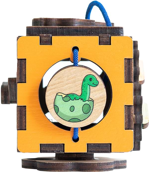 Фото - Бізіборд-куб GoodPlay "Діно" 5х5х5 (К109)