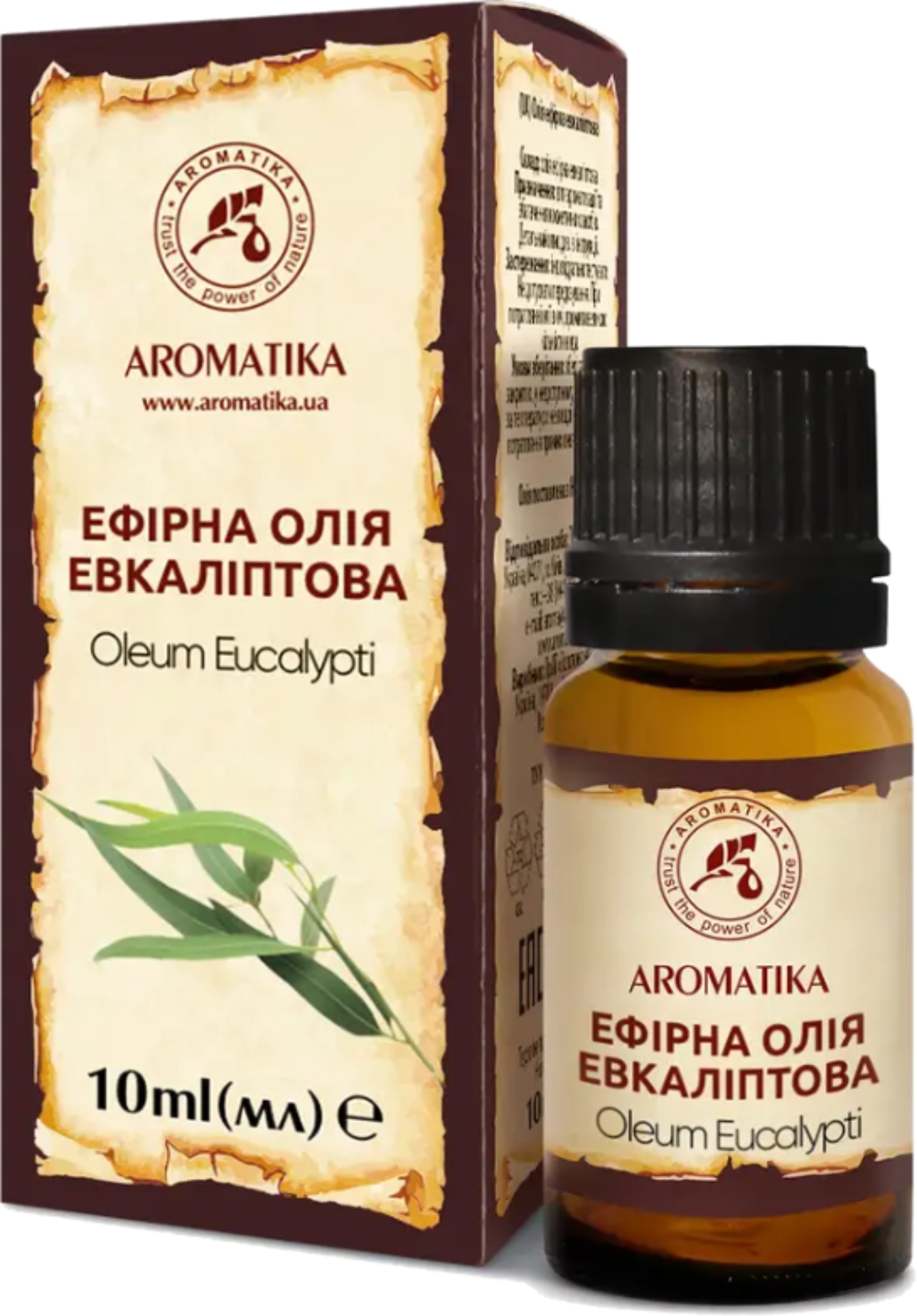 Ефірна олія Ароматика евкаліптова 10 мл (4820031050494) - Фото 1