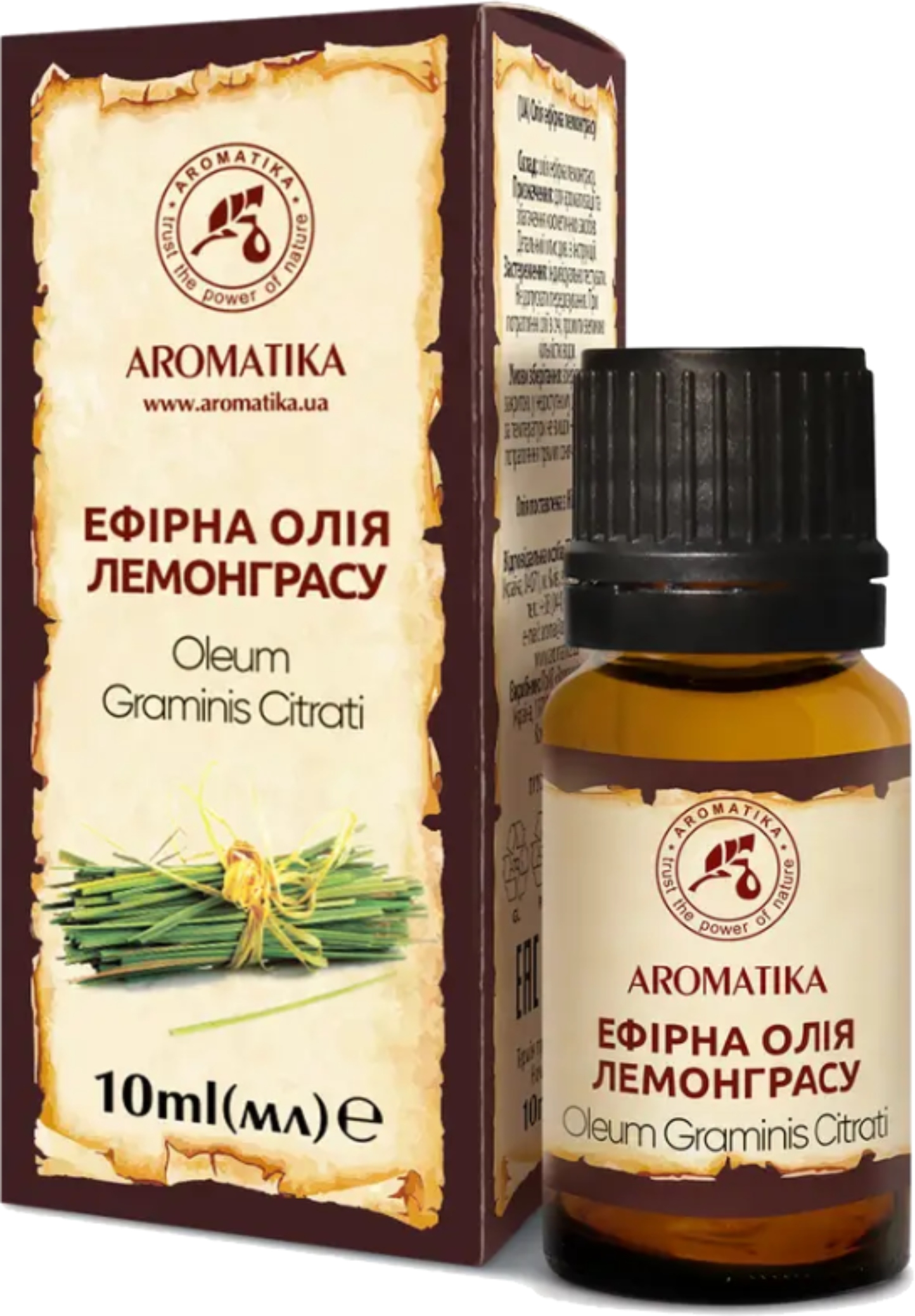 Ефірна олія Ароматика лемонграсу 10 мл (4820031052955) - Фото 1