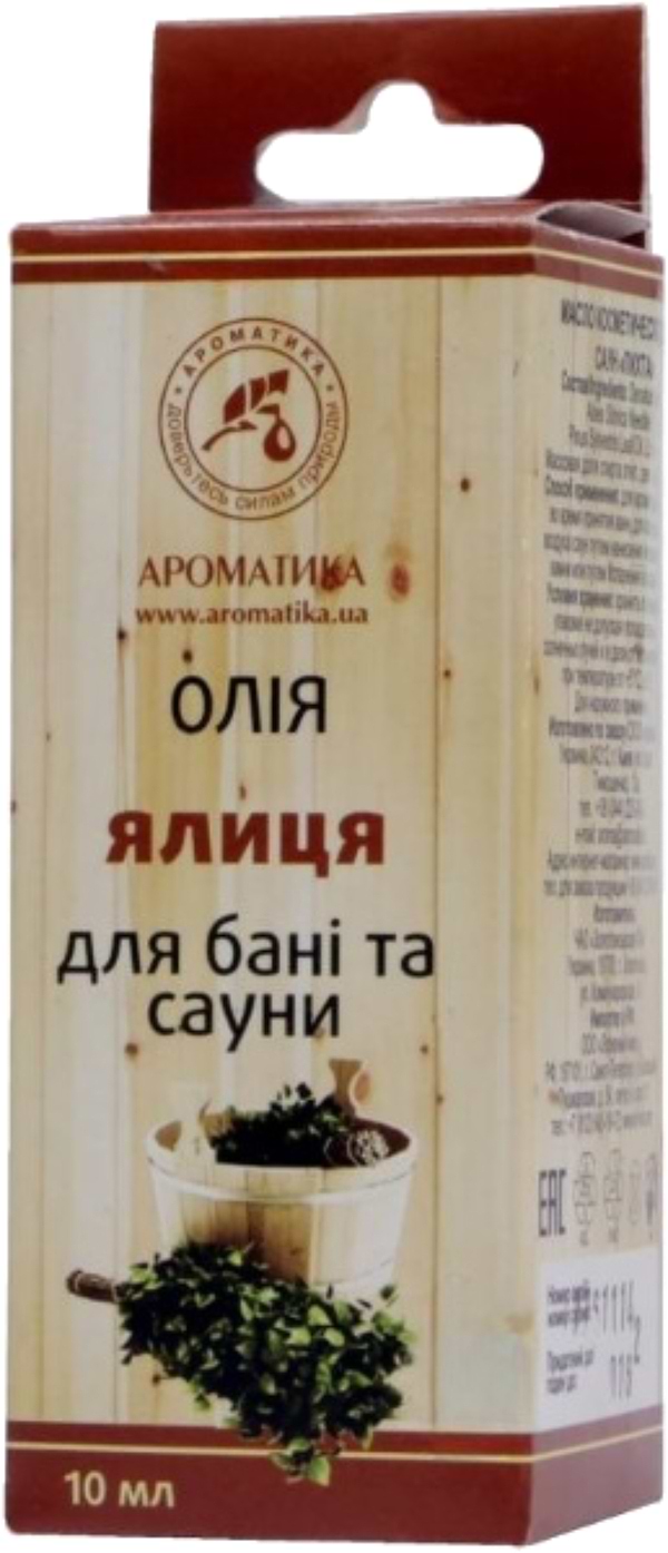 Фото - Масло для бани и сауны Ароматика Пихта 10 мл (4820031057370)