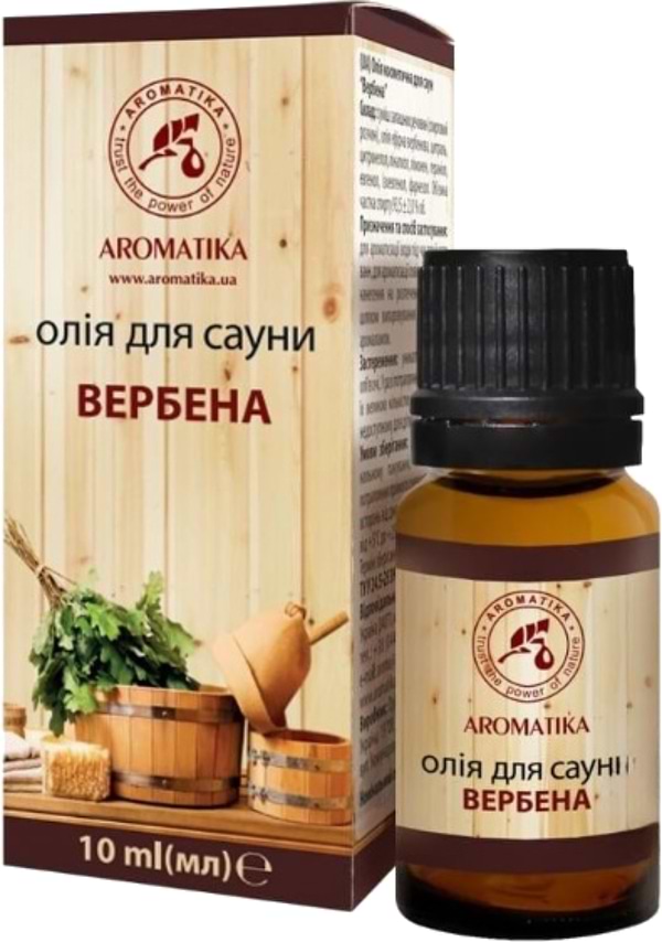Фото - Масло для бани и сауны Ароматика Вербена 10 мл (4820031057448)