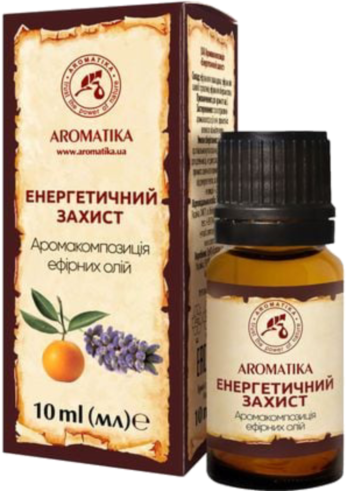 Аромакомпозиция эфирных масел Ароматика Энергетическая защита 10 мл (4820031059152) - Фото 1