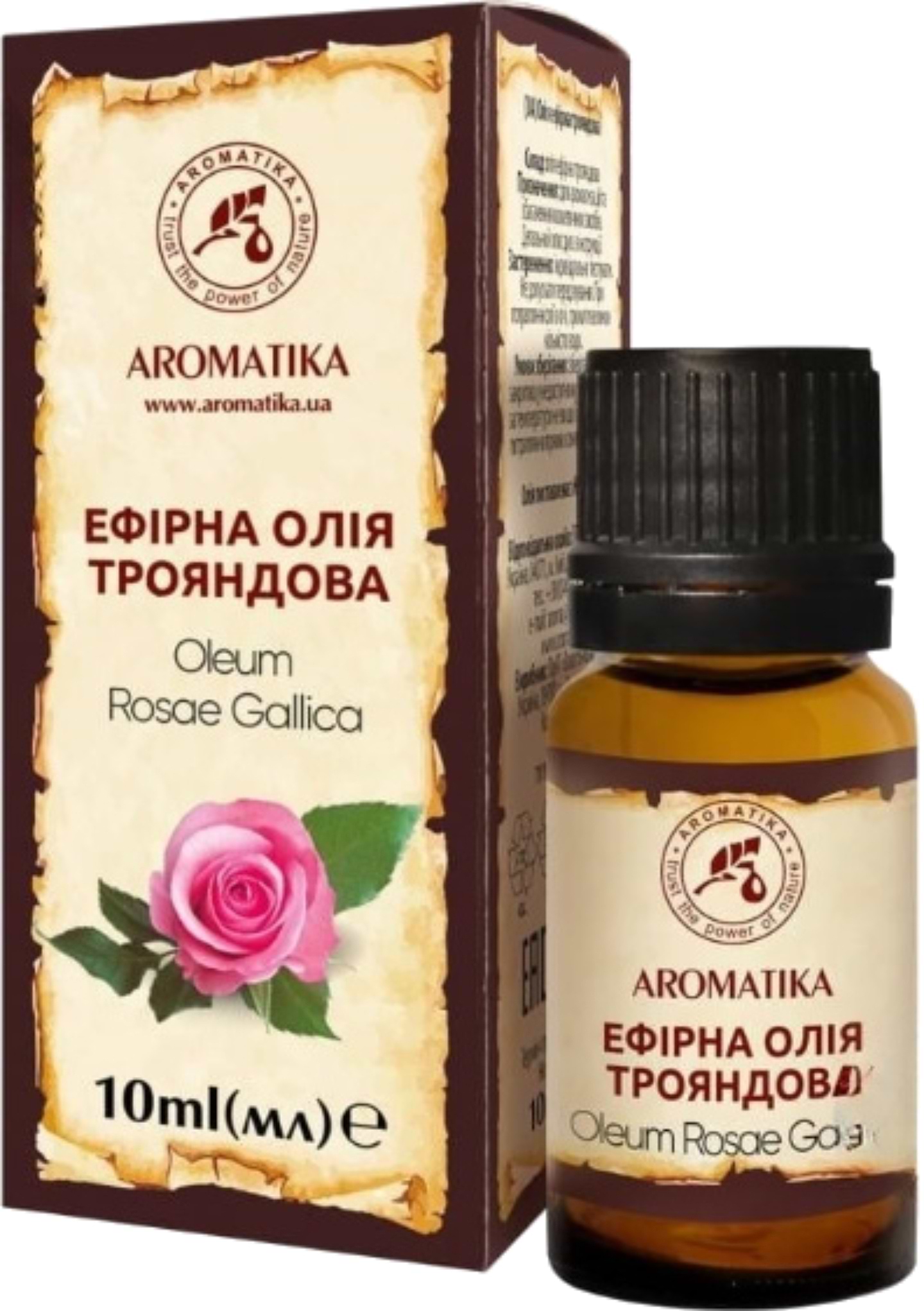 Ефірна олія Ароматика трояндова 10 мл (48200868) - Фото 1