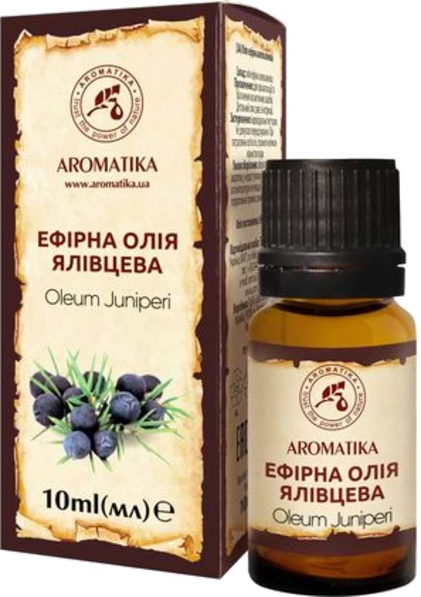 Фото - Ефірна олія Ароматика ялівцева 10 мл (48200875)