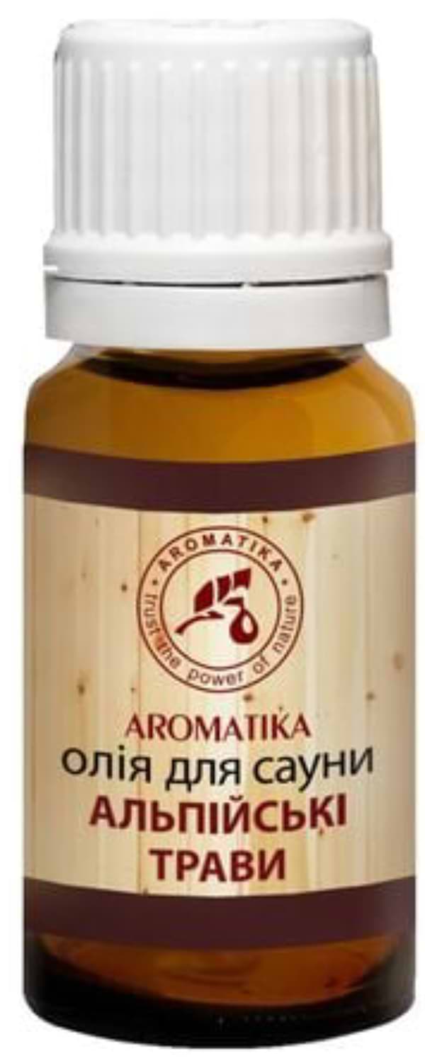 Фото - Олія для лазні та сауни Ароматика Альпійські трави 10 мл (4820177020283)