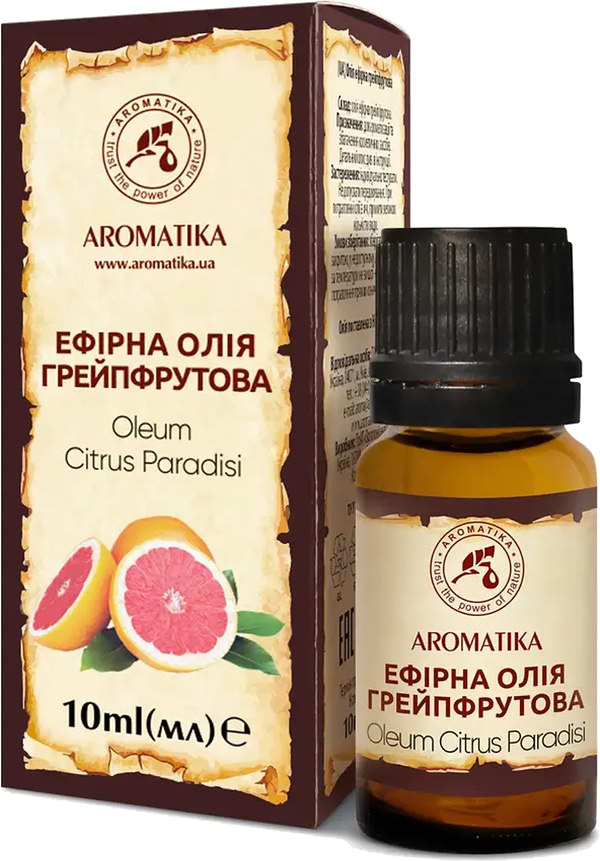 Фото - Эфирное масло Ароматика грейпфрутовое 10 мл (48203333)