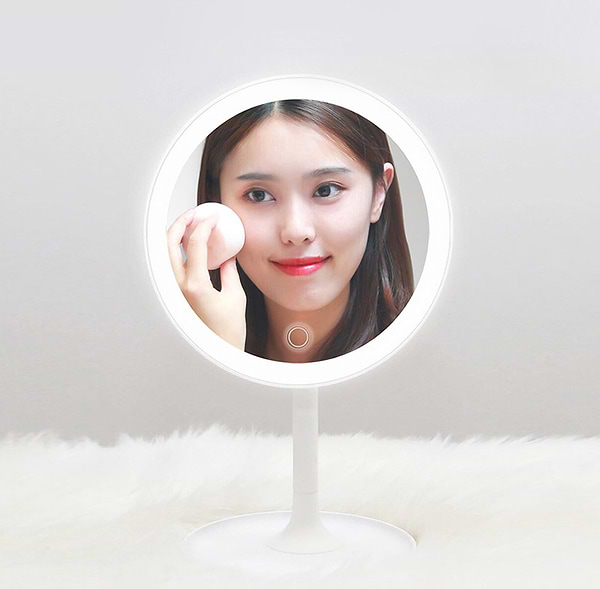 Фото - Косметическое зеркало Xiaomi DOCO Daylight Mirror White (HZJ001)