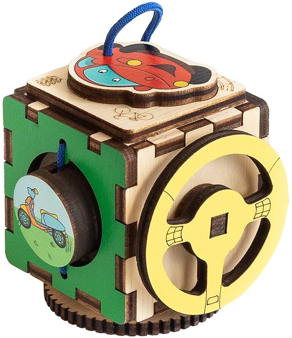 Фото - Бізіборд-куб GoodPlay "Авто" 5х5х5 (К111)