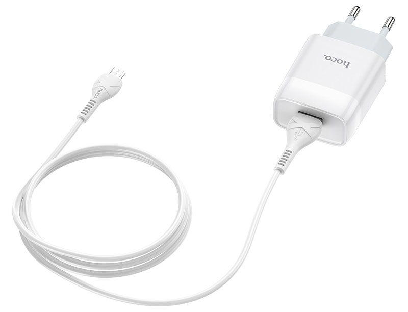 Сетевое зарядное устройство HOCO C72A 10.5W White (6931474713001)