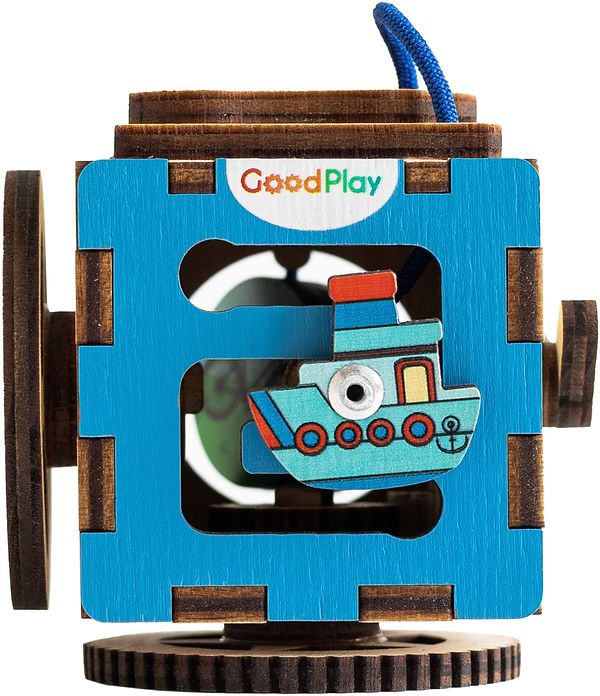 Фото - Бізіборд-куб GoodPlay "Авто" 5х5х5 (К111)