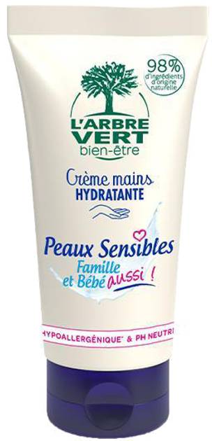 Крем для рук і нігтів L'Arbre Vert Сенсітів для чутливої шкіри 75 мл (3450601040672)