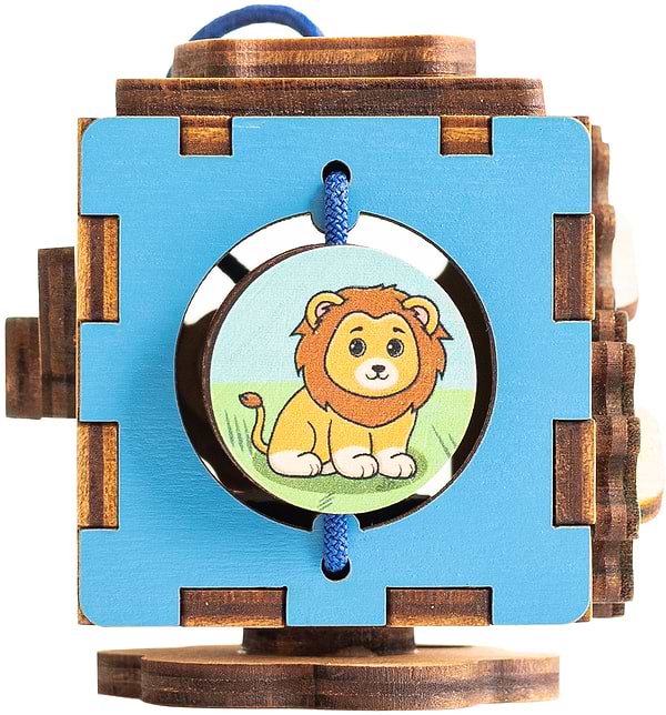 Фото - Бізіборд-куб GoodPlay "Звірі"  5х5х5 (К113)