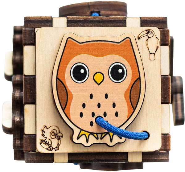 Фото - Бізіборд-куб GoodPlay "Звірі"  5х5х5 (К113)