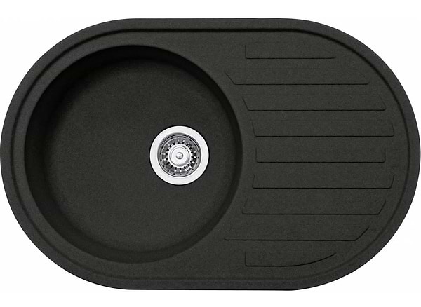 Фото - Мийка кухонна Franke RONDA 770х500х205 мм Онікс (114.0668.599)