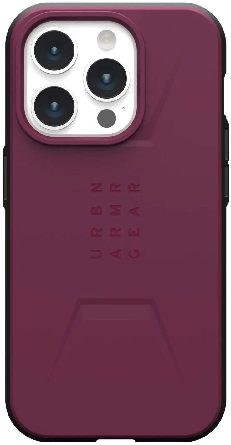 Чехол для смартфона UAG for Apple iPhone 15 Pro Max Civilian Magsafe, Bordeaux (114295119049) - Фото 1