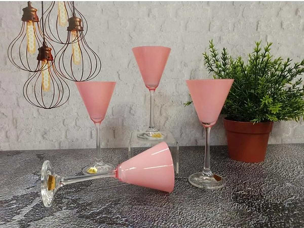 Фото - Набір келихів Bohemia Pralines Pink 90 мл (D5250) 4 шт. (b40916-D5250)