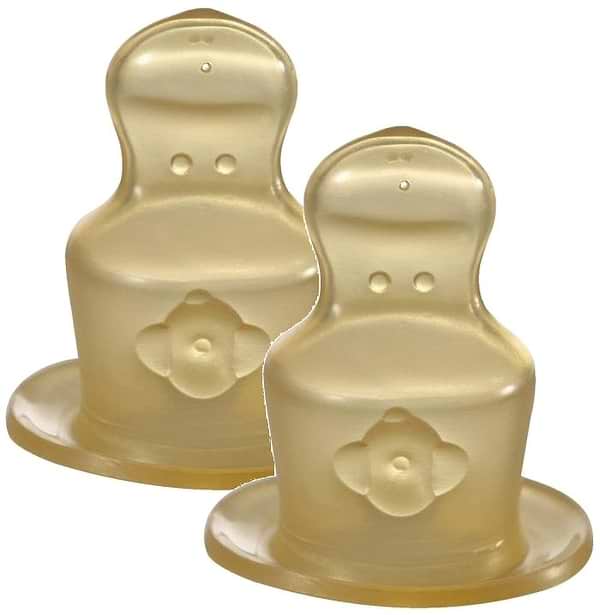 Фото - Середній потік соска дитяча латексна NIP антіколіковая, середній потік, 6+, 2 шт. (33005)