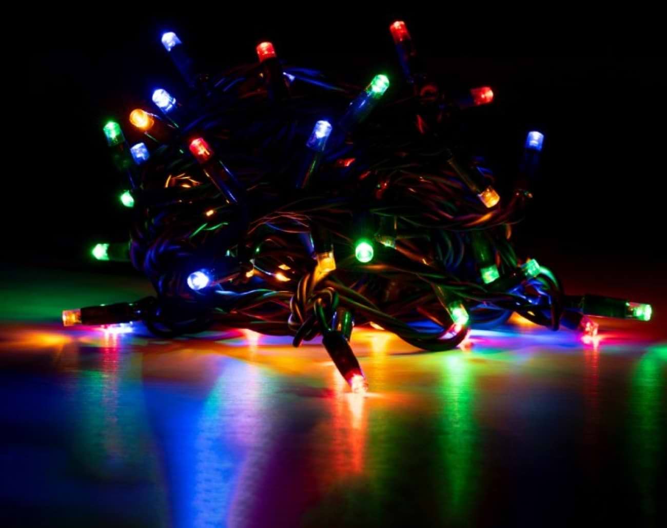 Гірлянда-штора Novogod'ko вулична 65 LED різнокольорова 12.25 м (801191)