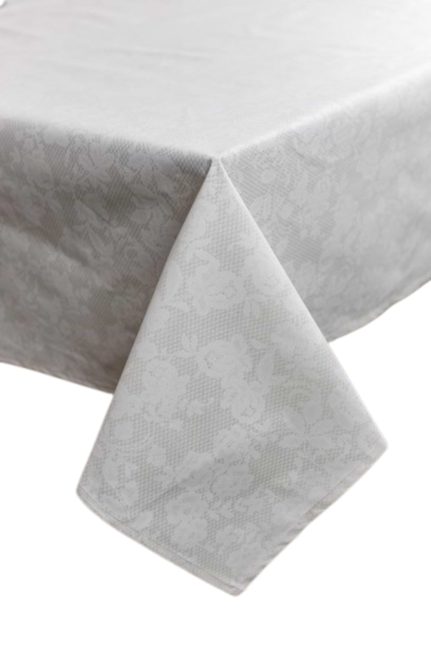 Скатертина прямокутна Прованс Мереживо на білому 220х136 см (033589)