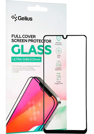 Захисне скло для смартфону Gelius Full Cover Ultra-Thin 0.25mm for Samsung A325 (A32) Black (88712) - Фото 1