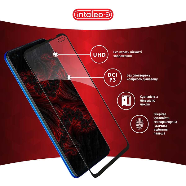 Фото - Захисне скло для смартфону Intaleo Glue for MOTO G100 (1283126521331)