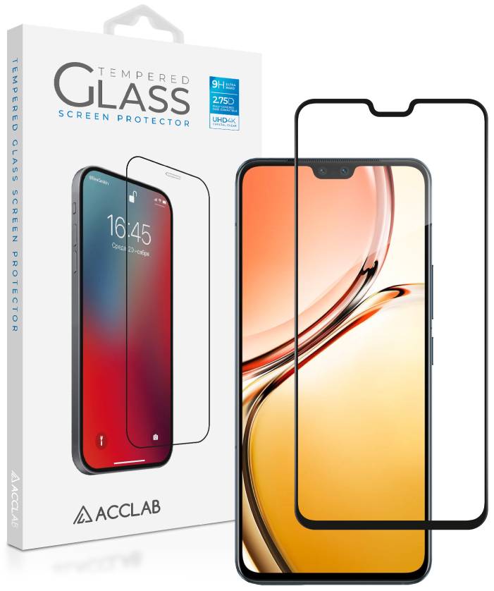 Фото - Защитное стекло для смартфона ACCLAB Full Glue for VIVO V23 5G Paper pack (1283126542770)
