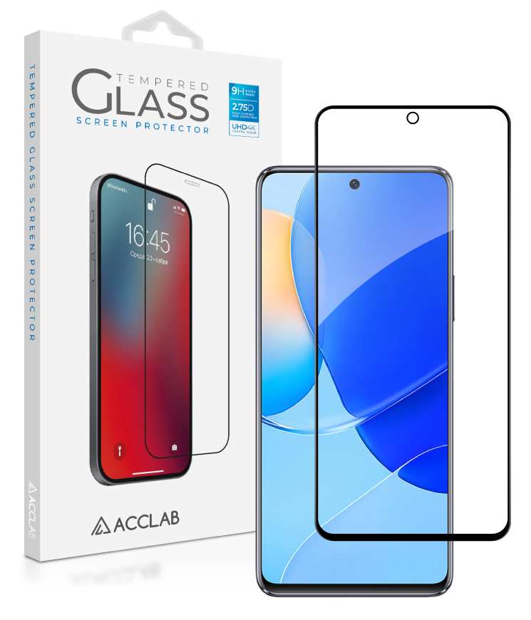 Фото - Защитное стекло для смартфона ACCLAB Full Glue for Huawei Nova 10 SE (1283126546464)