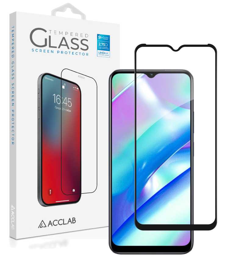 Захисне скло для смартфону ACCLAB Full Glue for Realme C33 (1283126551819)