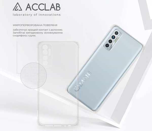 Фото - Чохол для смартфону ACCLAB Shockproof for Tecno Camon 17 Pro (1283126553950)