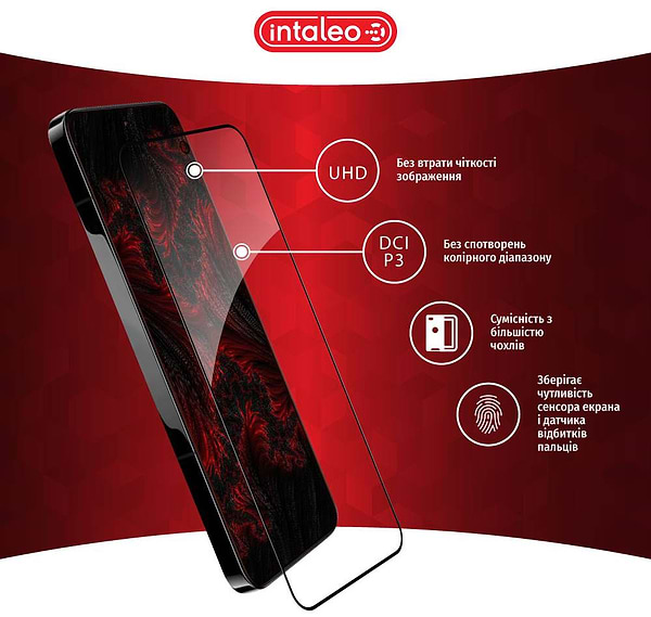 Фото - Захисне скло для смартфону Intaleo Full Glue for Xiaomi 13 Black (1283126559327)