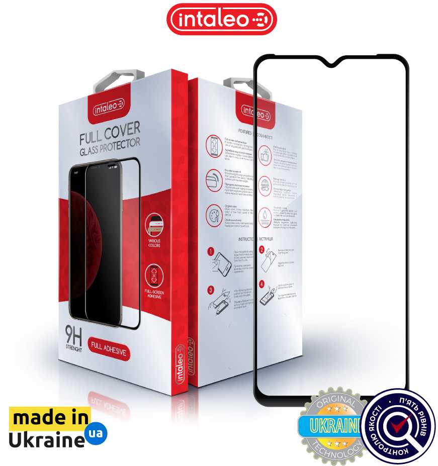 Фото - Захисне скло для смартфону Intaleo Full Glue for Tecno Spark Go 2023 (1283126564840)