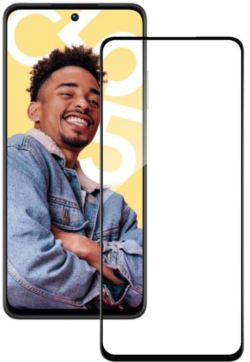 Захисне скло для смартфону ACCLAB Full Glue for Realme C55 Black (1283126579714) - Фото 1