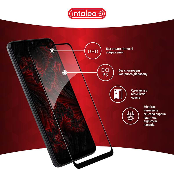 Фото - Защитное стекло для смартфона Intaleo Full Glue for Xiaomi Redmi A2 Black (1283126579981)