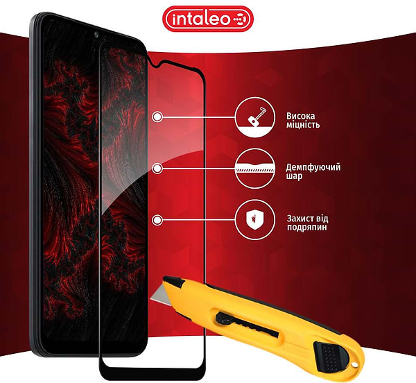 Фото - Защитное стекло для смартфона Intaleo Full Glue for Xiaomi Redmi A2 Black (1283126579981)