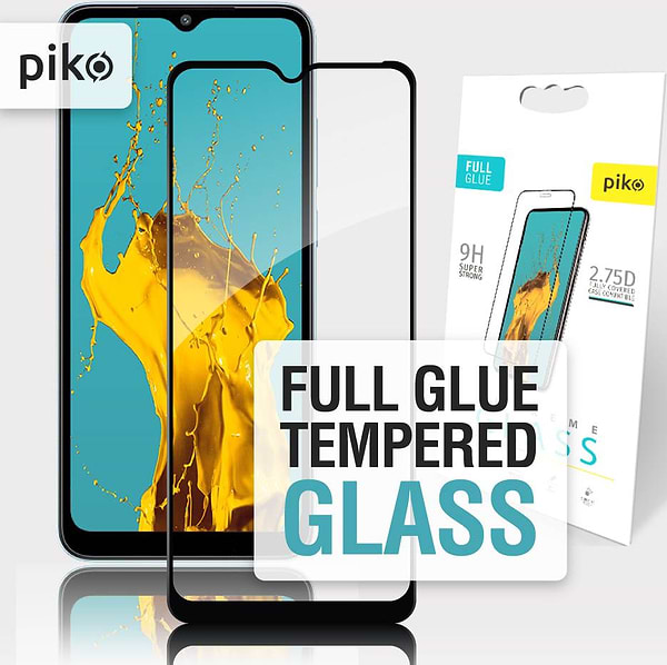 Фото - Защитное стекло для смартфона Piko Full Glue for Xiaomi Redmi A2 Black  (1283126579998)