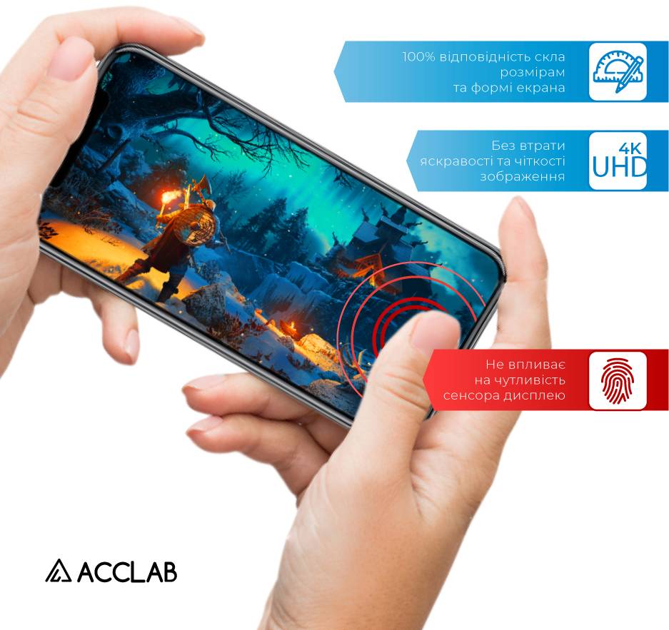 Фото - Захисне скло для смартфону ACCLAB Full Glue for Tecno Spark 10 Pro (1283126580567)