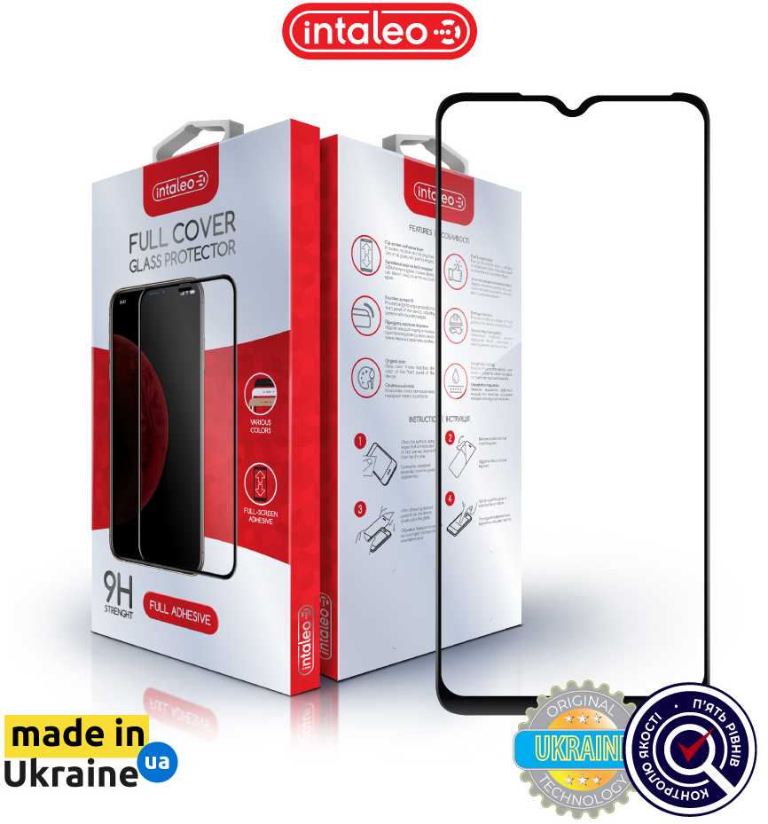 Фото - Захисне скло для смартфону Intaleo Full Glue for Tecno Spark 10 (1283126580611)