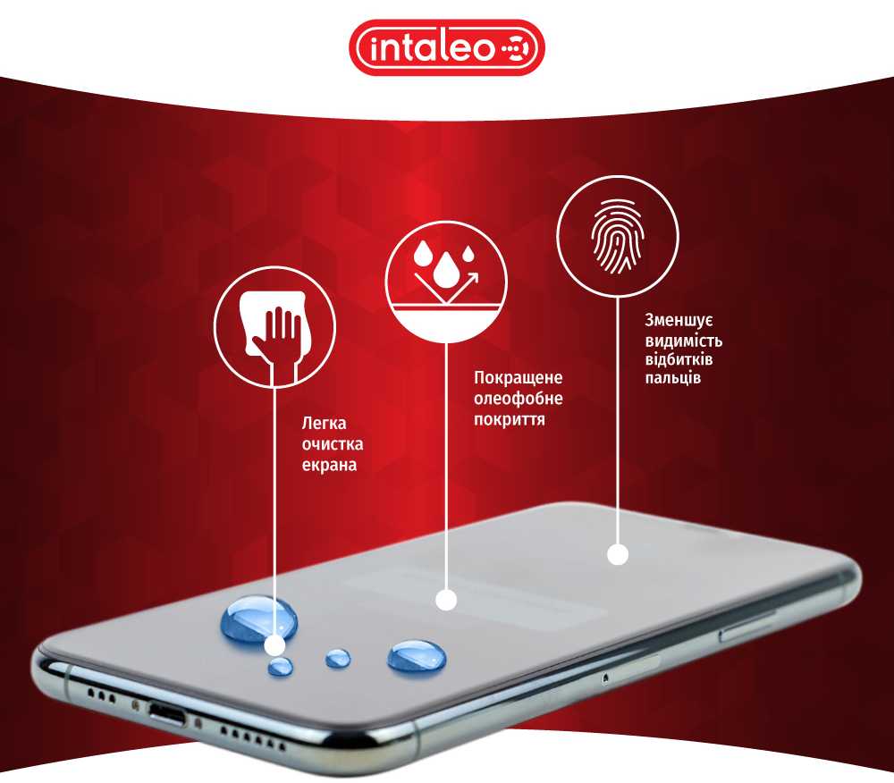 Фото - Защитное стекло для смартфона Intaleo Full Glue for Tecno Spark 10 Pro (1283126580628)