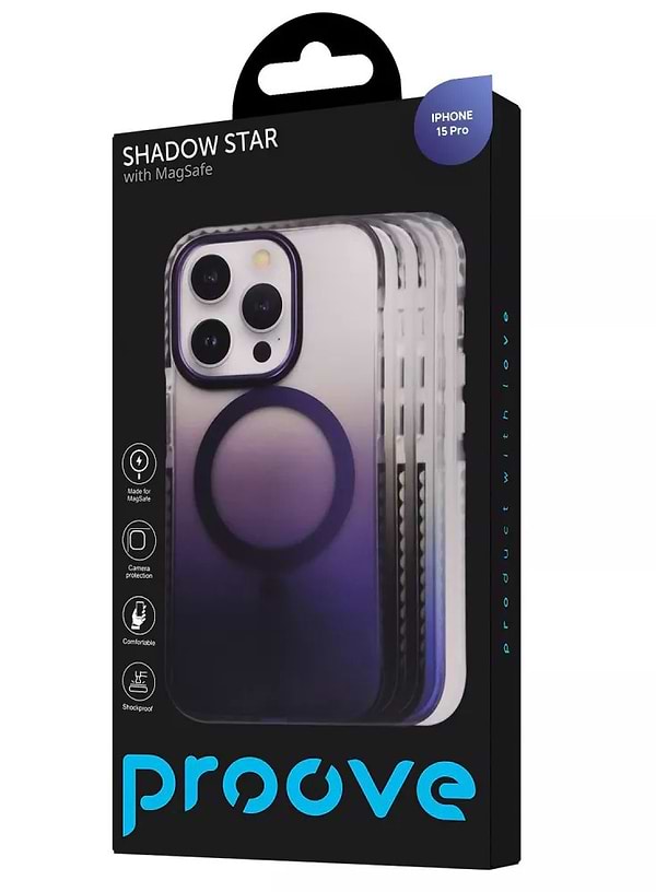 Фото - Чехол для смартфона Shadow Star Case with Magnetic Ring iPhone 15 Pro Deep Purple