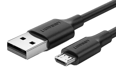 Кабель UGREEN US289 USB 2.0 to Micro 0.5m Black (60135)