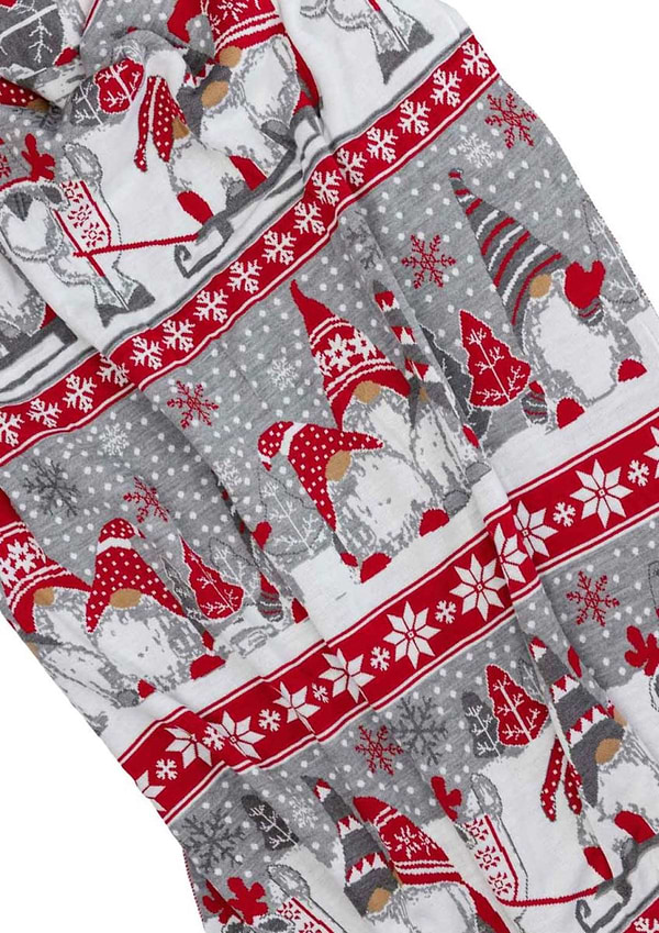 Фото - Плед полуторный Прованс вязаный Веселые гномы 130х170 см (037494)