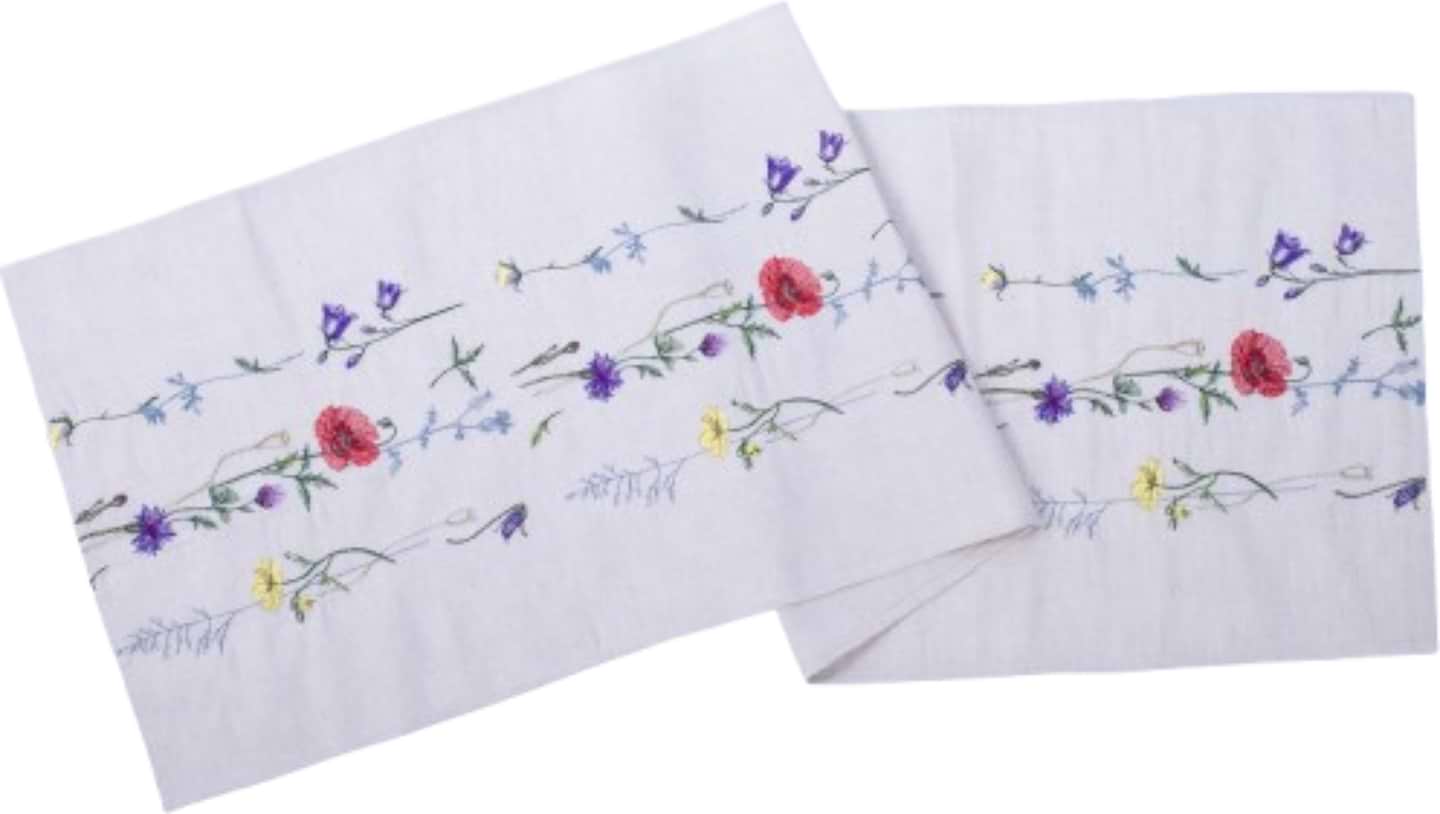 Скатертина раннер Едельвіка Польові квіти 132х040 (44-23/00)