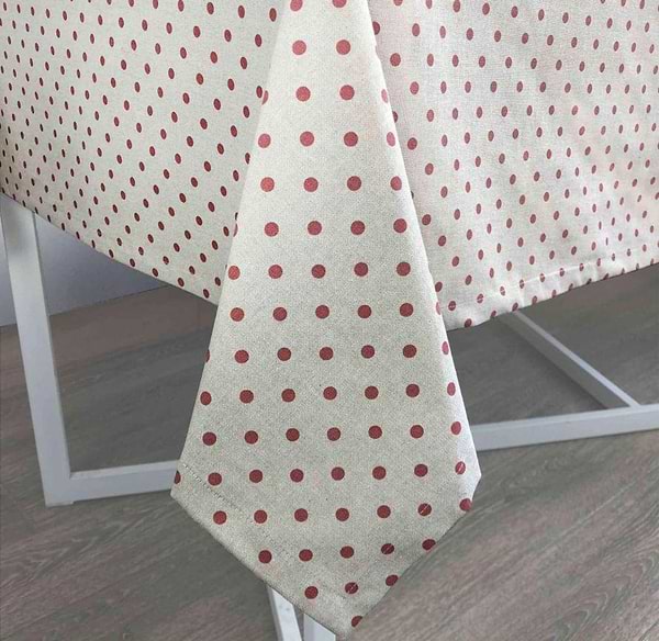 Фото - Скатертина прямокутна Прованс Глорія Горох 133х180 см (014634)