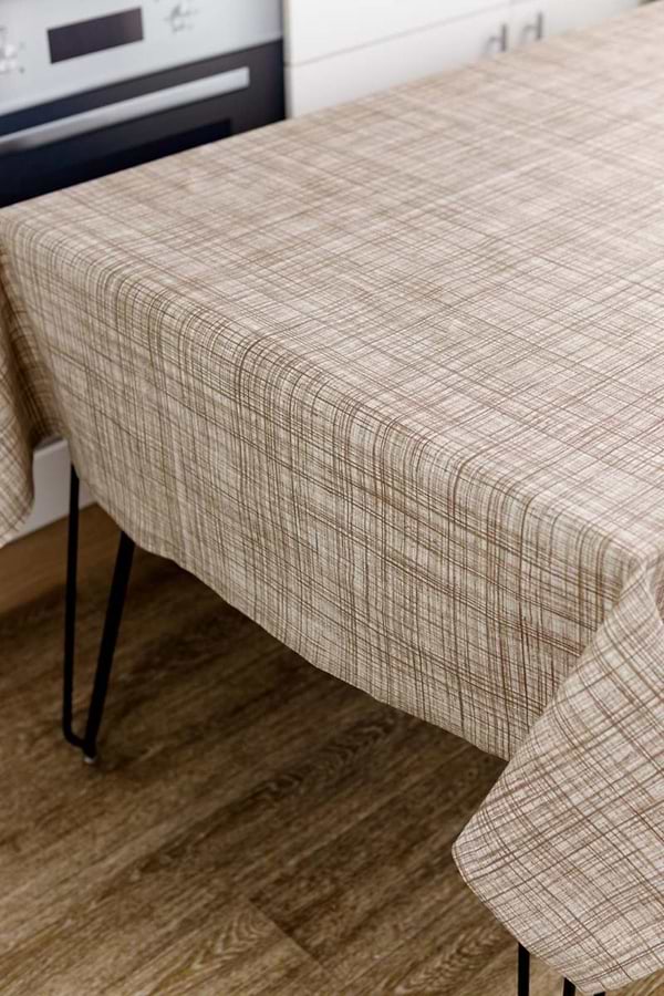 Фото - Скатерть прямоугольная Прованс Тереза Клетка 133х180 см (034483)