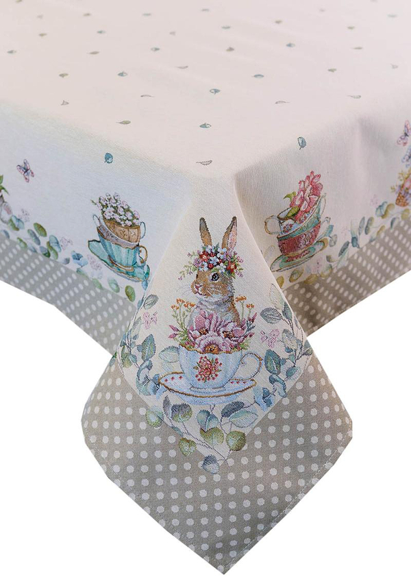 Фото - Скатерть прямоугольная Прованс Гобеленовая Очарование 135х180 см (044014)