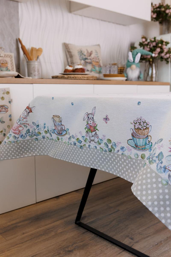 Фото - Скатерть прямоугольная Прованс Гобеленовая Очарование 135х180 см (044014)