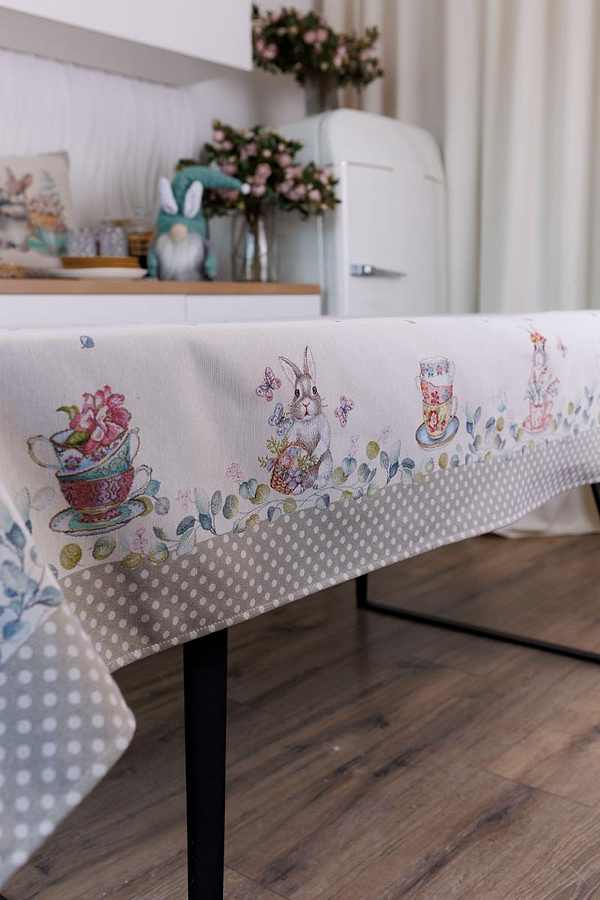 Фото - Скатерть прямоугольная Прованс Гобеленовая Очарование 135х180 см (044014)