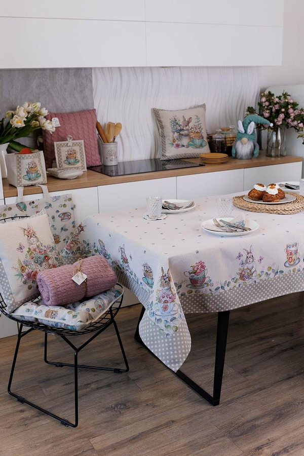 Фото - Скатерть прямоугольная Прованс Гобеленовая Очарование 135х180 см (044014)