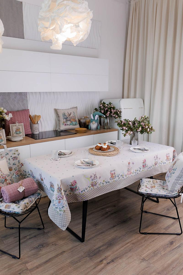 Фото - Скатерть прямоугольная Прованс Гобеленовая Очарование 135х180 см (044014)