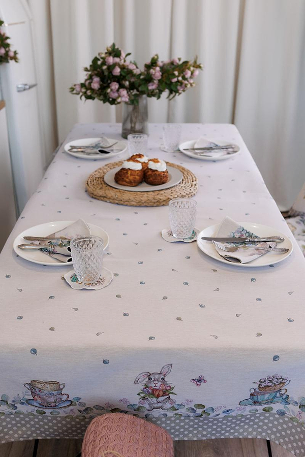 Фото - Скатерть прямоугольная Прованс Гобеленовая Очарование 135х180 см (044014)